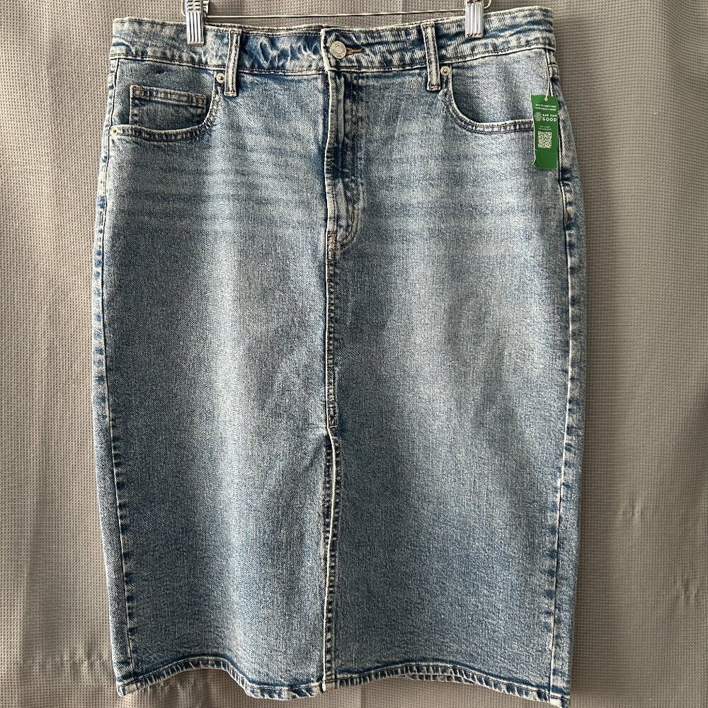 Gap Denim Midi Pensil Skirt NWT Size 14 / Size 32